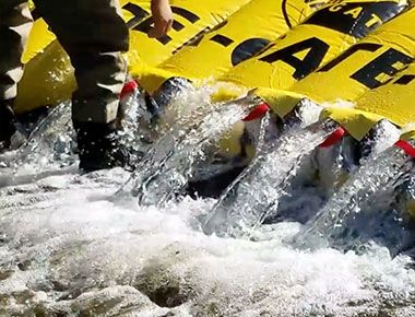  underflow holes prevent oil from overtopping the dam