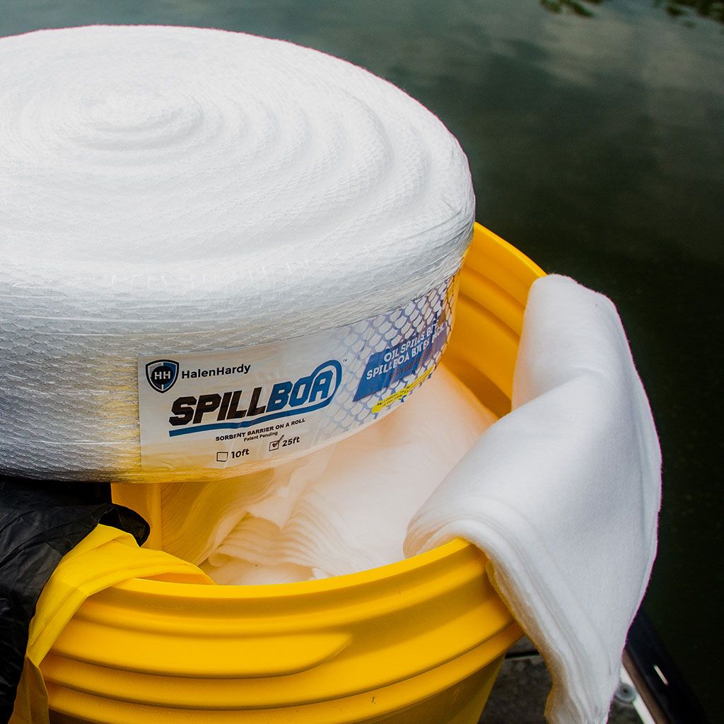 Spill for boats in 20 gallon overpack