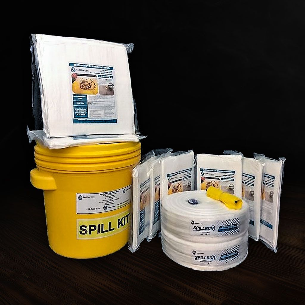 SPL089 Marine Spill Kit in 20 gallon overpack