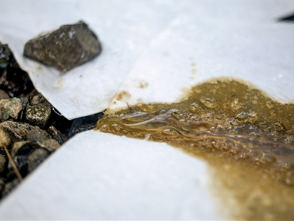 white spill sheet for substation oil leaks