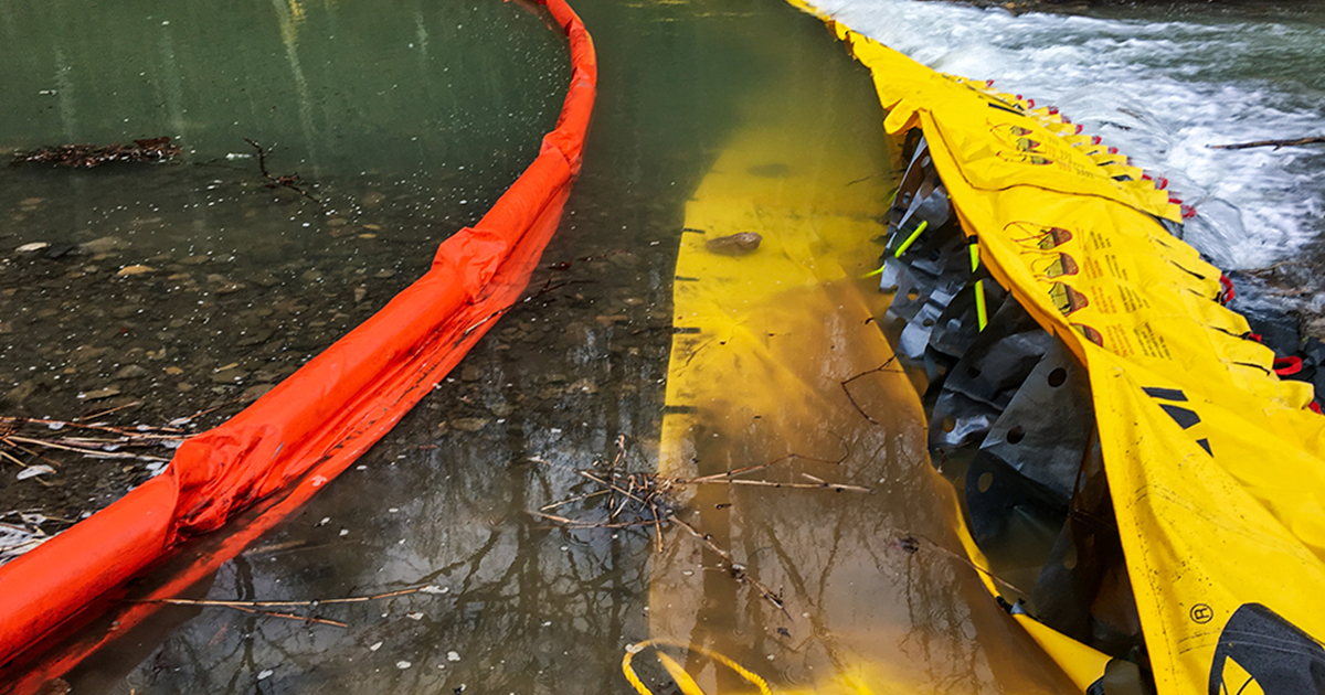 Cleaning Up Spills in Rivers and Streams - Oil Spill Response